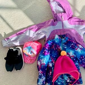 Girl's Columbia Jacket, Girl's Gerry Jacket, Hat,